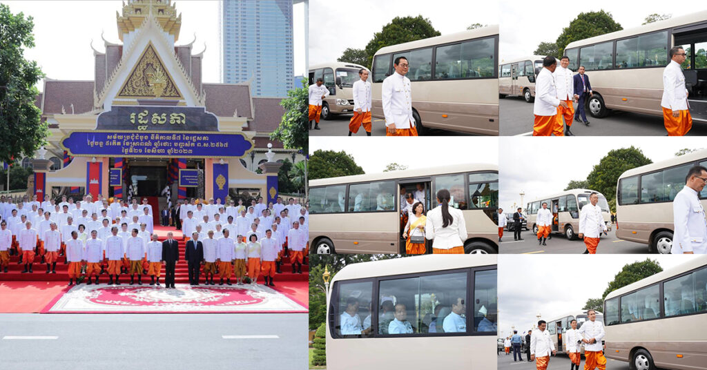 តំណាងរាស្រ្តទាំង១២៥រូប ដែលទទួលបានសុពលភាពពីរដ្ឋសភា បានយាង និងអញ្ជើញទៅកាន់ព្រះបរមរាជវាំង ដើម្បីធ្វើពិធីសច្ចាប្រណិធាន