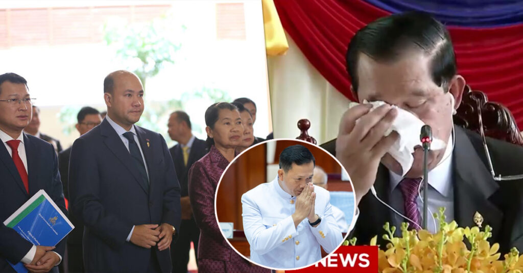 សម្តេចតេជោ ហ៊ុន សែន​ រំជួលចិត្តស្រក់ទឹកភ្នែក នៅពេលនឹកដល់កំណើតដ៏កម្សត់របស់ឯកឧត្តមបណ្ឌិត ហ៊ុន ម៉ាណែត ដែលព្រាត់ពីឪពុក នៅក្នុងពោះម្តាយពពោះ ៧ខែ