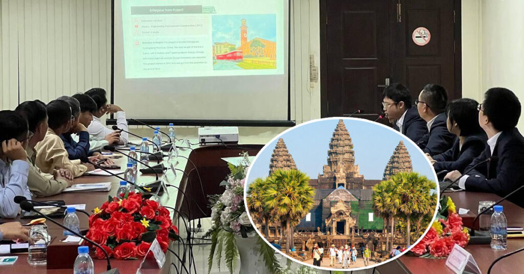 ខេត្តសៀមរាប នឹងសាងសង់ផ្លូវរថភ្លើងធុនស្រាល ពីអាកាសយានដ្ឋានអន្តរជាតិសៀមរាប-អង្គរ មកក្រុងសៀមរាប