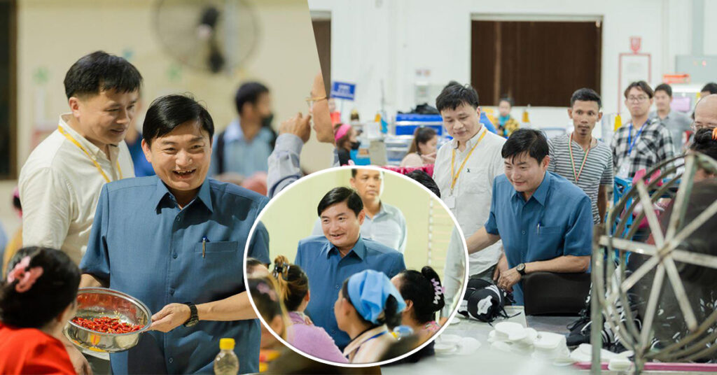 ចូលកាន់តំណែងរដ្ឋមន្ត្រីដំបូង ! លោក ហេង សួរ បង្ហាញខ្លួនជាមួយកម្មករ នៅផ្លូវវេងស្រេង