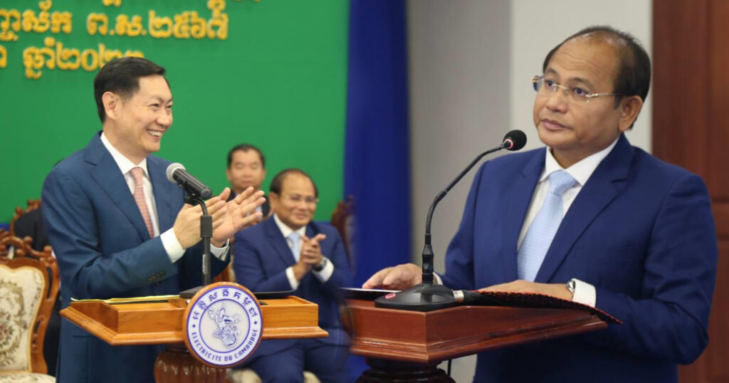 អគ្គនាយកអគ្គិសនីកម្ពុជាថ្មី ប្ដេជ្ញាប្រឹងប្រែងរកយុទ្ធសាស្ត្របញ្ចុះថ្លៃ និងទប់ស្កាត់ការកើនឡើងថ្លៃអគ្គិសនី ទោះក្នុងកាលៈទេសៈលំបាកយ៉ាងណាក៏ដោយ