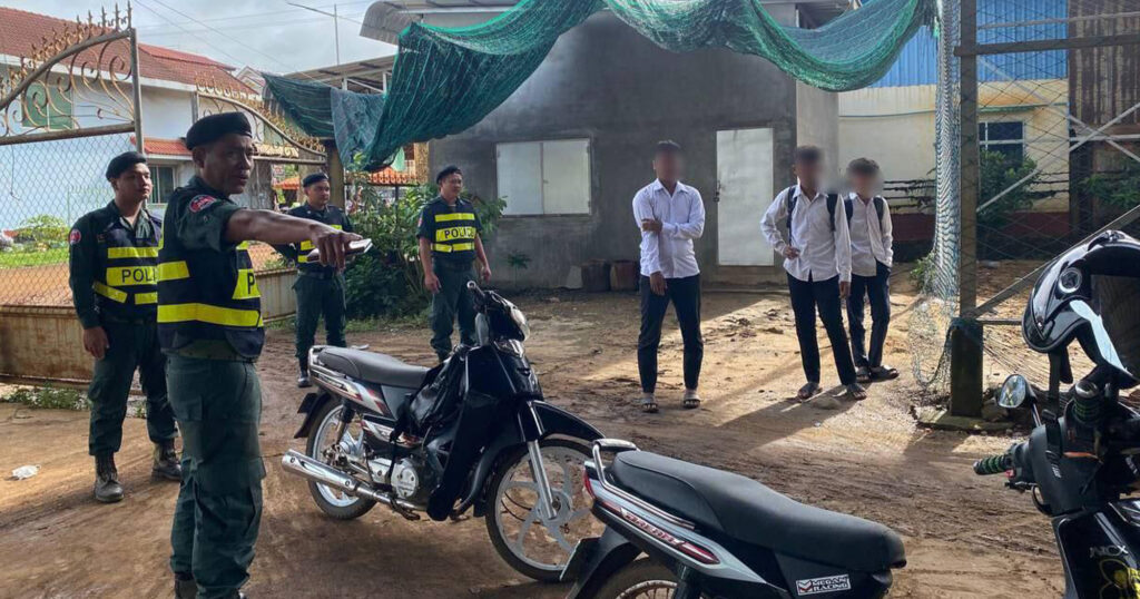 ស្នងការនគរបាលខេត្តព្រៃវែង ចាត់វិធានការឲ្យប្រមូលសិស្សគេចវេសមិនចូលសាលារៀន យកមកអប់រំ