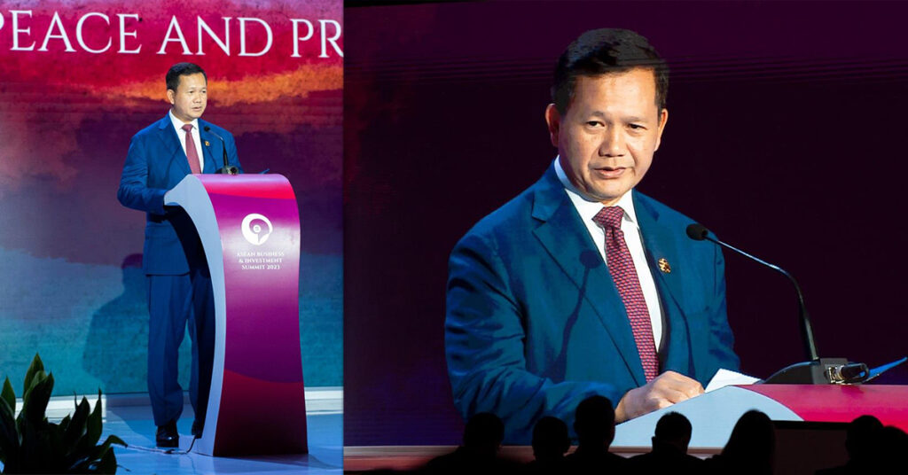 សម្តេចមហាបវរធិបតី ហ៊ុន ម៉ាណែត ជាមេដឹកនាំអាស៊ានមានវ័យក្មេងជាងគេបំផុត ដែលកំពុងចូលរួមកិច្ចប្រជុំកំពូលអាស៊ានលើកទី៤៣ និងកិច្ចប្រជុំកំពូលពាក់ព័ន្ធ នៅទីក្រុងហ្សាកាតា