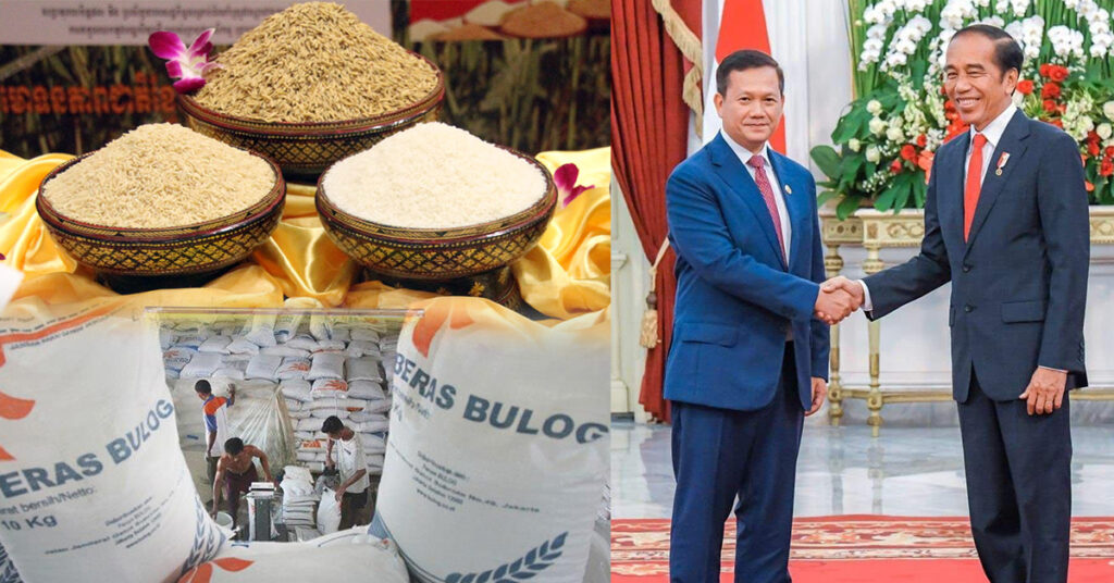 កម្ពុជានឹង​នាំចេញអង្ករ ២៥ម៉ឺនតោនក្នុងមួយឆ្នាំ ទៅប្រទេសឥណ្ឌូនេស៊ី