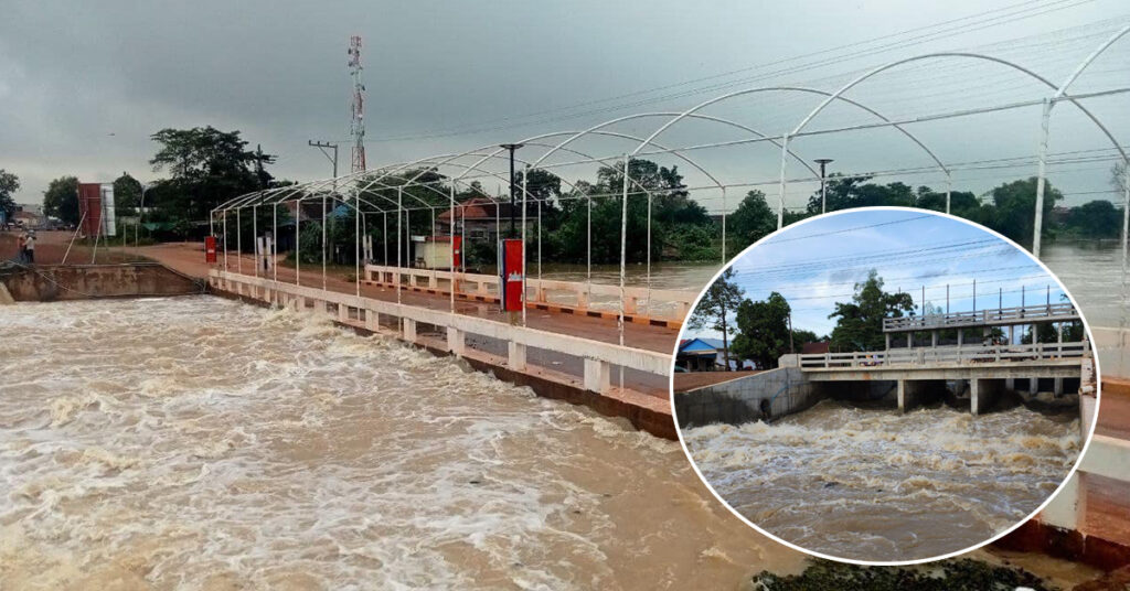 ជូនដំណឹង! ទឹកក្នុងអាងបឹងតាម៉ុក ស្រុកអន្លង់វែង បន្តហក់ឡើងខ្លាំង, មន្រ្តីជំនាញអំពាវនាវពលរដ្ឋរស់នៅក្បែរអាង ត្រូវប្រុងប្រយ័ត្នខ្ពស់