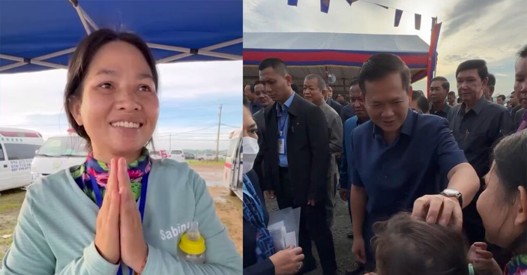 កម្មការិនីរោងចក្រម្នាក់រំភើបឡើងស្រក់ទឹកភ្នែក ក្រោយសម្តេចធិបតី ហ៊ុន ម៉ាណែត ជួយសង្គ្រោះជីវិតកូនស្រី ដែលមានជំងឺរ៉ាំរ៉ៃជាច្រើនឆ្នាំ