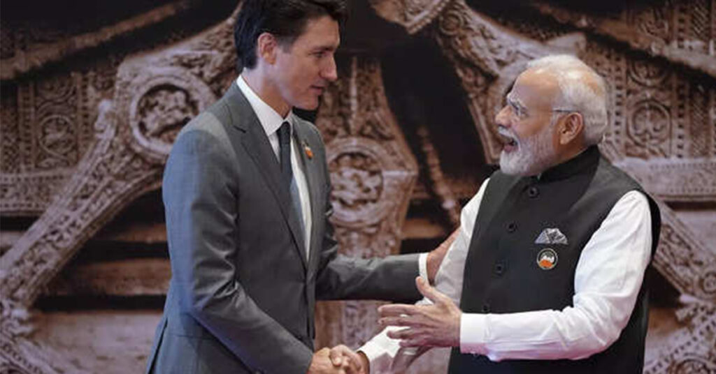 ឥណ្ឌានិងកាណាដា ប្រកាសបណ្តេញមន្រ្តីទូតគ្នាទៅវិញទៅមក ខណៈទំនាក់ទំនងកើនឡើងភាពតានតឹង