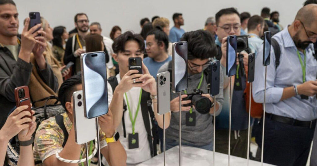 ត្រកូល iPhone 15 បំបែកកំណត់ត្រាការលក់នៅក្នុងប្រទេសចិនកើនឡើងជាងម៉ូដែលមុនទ្វេដង