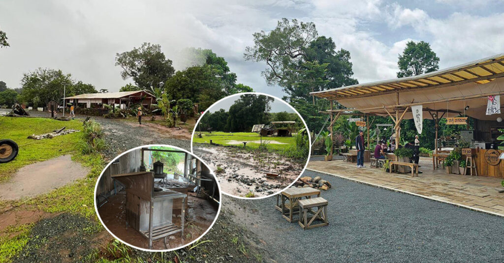 រោងការហេ្វភ្នំ ដ៏ល្បីប្រចាំស្រុកវាលវែង នៃខេត្តពោធិ៍សាត់ រងការខូចខាតទាំងស្រុង ដោយសារជំនន់ទឹកភ្លៀងបោកបំផ្លាញ