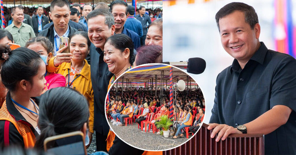 សម្ដេចធិបតី ហ៊ុន ម៉ាណែត បញ្ជាក់ថាការដំឡើងប្រាក់ខែកម្មករ ធ្វើឡើងដោយប្រើរូបមន្ត ចែកគ្នារស់ ជួយគ្នារស់ក្នុងដំណាក់កាលលំបាក