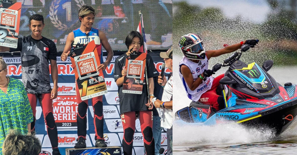 អបអរសាទរ! កីឡាករ សាលី ហ្វីលីន ឈ្នះមេដាយមាស ១ និងប្រាក់ ១ ក្នុងព្រឹត្តិការណ៍ប្រណាំងម៉ូតូទឹកកម្រិតពិភពលោក ជុំទី៣ នៅអាមេរិក