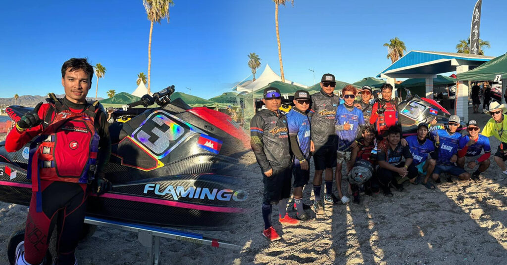 អបអរសាទរ! សាលី អ៊ូមើត និងសិស្សប្អូន ដណ្ដើមបានមេដាយ ៣គ្រឿងបន្ថែម ពីព្រឹត្តិការណ៍ប្រណាំងម៉ូតូទឹកកម្រិតពិភពលោក ជុំទី៣ នៅអាមេរិក