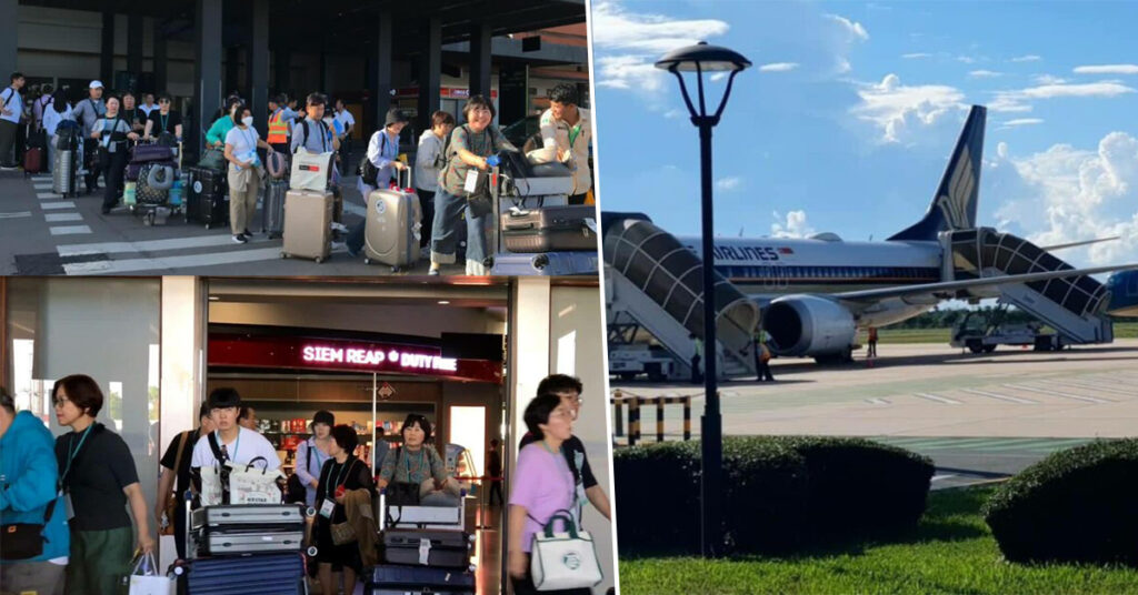 ក្រុមភ្ញៀវទេសចរកូរ៉េធំជាងគេ និងដំបូងគេប្រមាណ ៤០០នាក់ បានមកដល់ខេត្តសៀមរាប ជាមួយនឹងការទទួលស្វាគមន៍យ៉ាងកក់ក្ដៅ