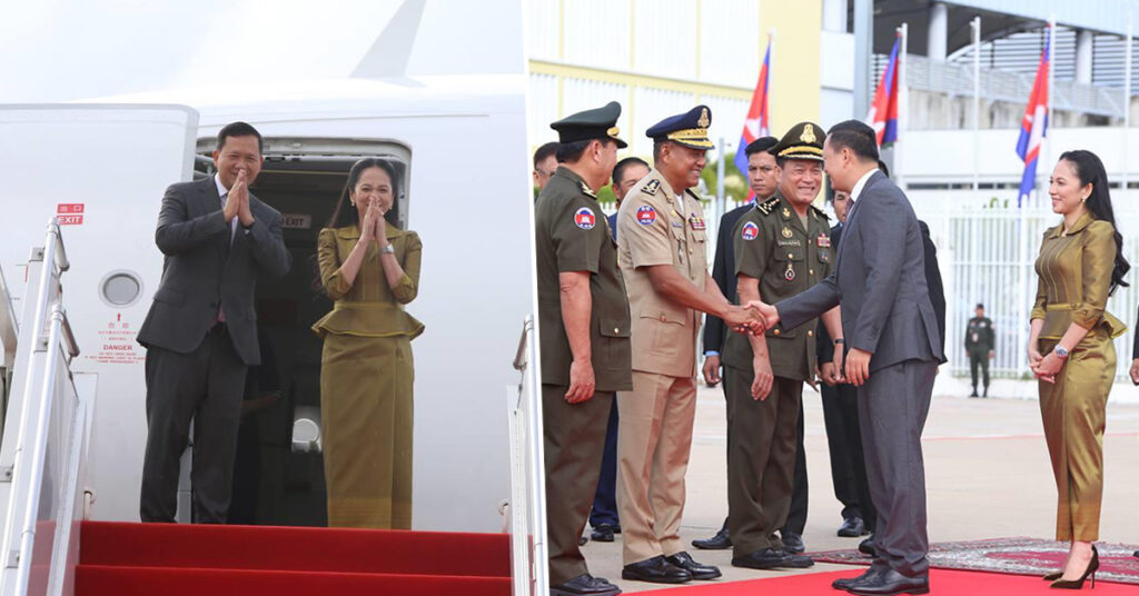 សម្តេចធិបតី ហ៊ុន ម៉ាណែត បានដឹកនាំគណៈប្រតិភូអញ្ជើញចាកចេញពីរាជធានីភ្នំពេញហើយ ដើម្បីឆ្ពោះទៅចូលរួមវេទិកាខ្សែក្រវាត់និងផ្លូវ នៅទីក្រុងប៉េកាំង