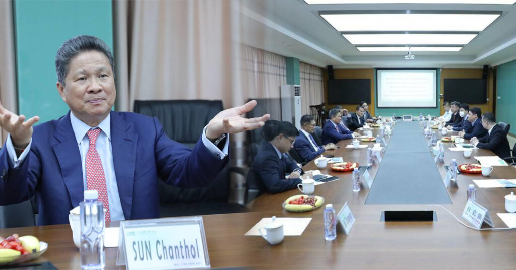 ឯកឧត្តម ស៊ុន ចាន់ថុល លើកឡើងថា ខ្សាច់នៅម្ពុជាមានគុណភាពខ្ពស់ សមស្របសម្រាប់សង្វាក់ផលិតកម្មកញ្ចក់