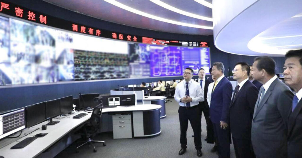 ឧបនាយករដ្ឋមន្ត្រី ស៊ុន ចាន់ថុល ចុះស្វែងយល់ពីការរៀបចំផ្លូវដែកនៅក្រុមហ៊ុន Guangzhou Metro Group និងចង់ឃើញក្រុមហ៊ុនវិនិយោគផ្លូវដែកនៅកម្ពុជា