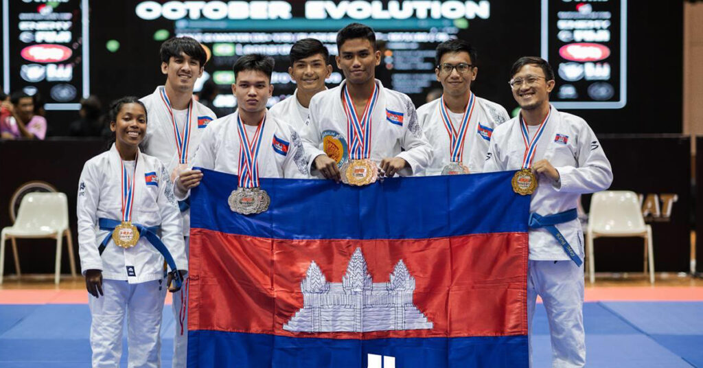 សហព័ន្ធកីឡាជឺជីតស៊ូកម្ពុជា ដណ្តើមបានមេដាយសរុប ២១គ្រឿង ពីព្រឹត្តិការណ៍ AFG Open Tournament 2023