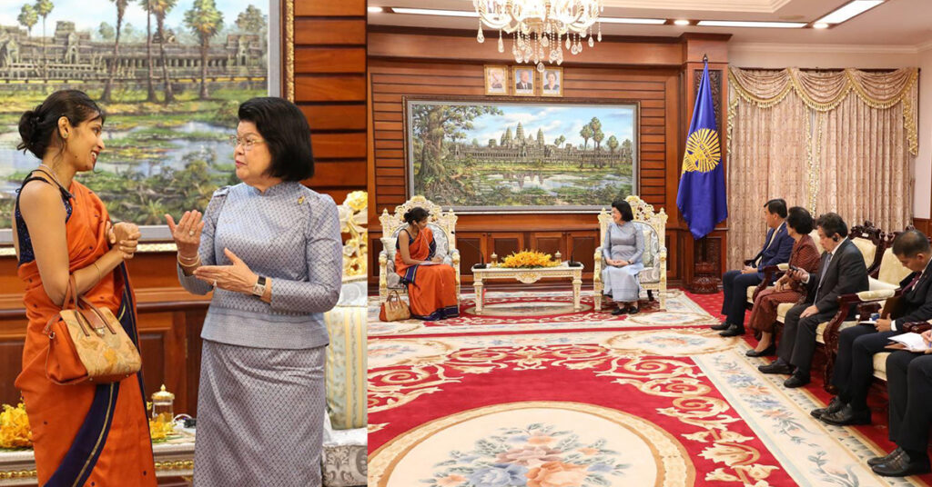 ឥណ្ឌាសន្យាជួយលើកកម្ពស់សមត្ថភាព ក្រុមសភាជាតិកម្ពុជា នៃអ្នកនយោបាយសភាស្ត្រី និងជំរុញអ្នកទេសចរ អ្នកវិនិយោគមកកម្ពុជា