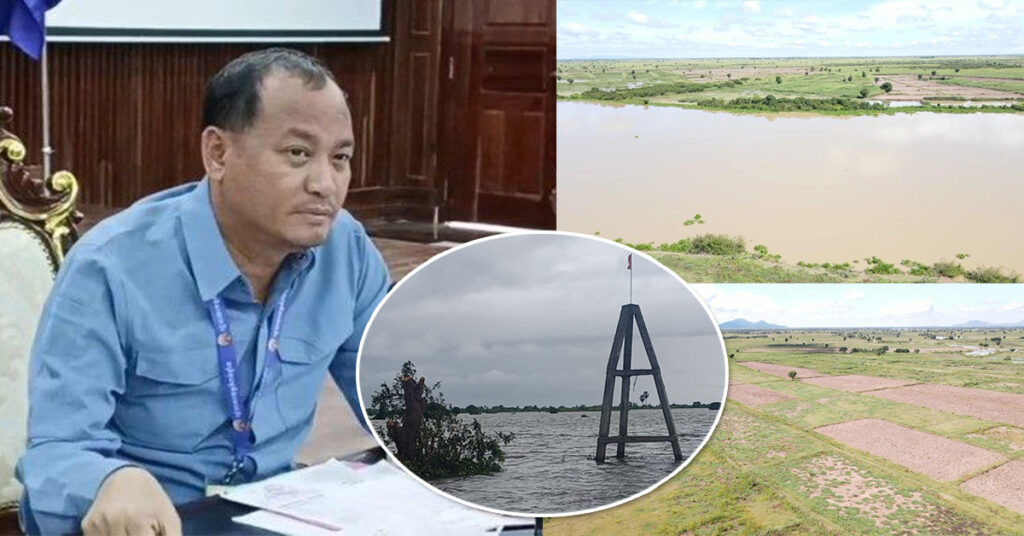 អភិបាលខេត្តកំពង់ឆ្នាំងព្រមានចាត់វិធានការលើមន្ត្រី និងជនដែលទន្ទ្រានយកដីព្រៃលិចទឹកតំបន់៣របស់រដ្ឋ