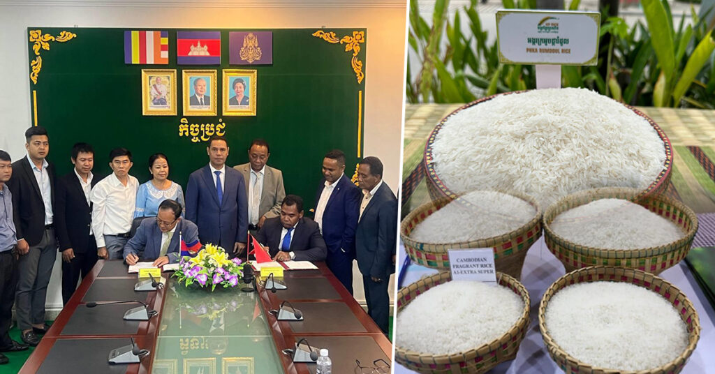 កម្ពុជាត្រៀមនាំចេញអង្ករប្រមាណ៤០០០តោន ទៅកាន់ប្រទេសប្រទេសទីម័រលេស្តេ​ ជាលើកដំបូង