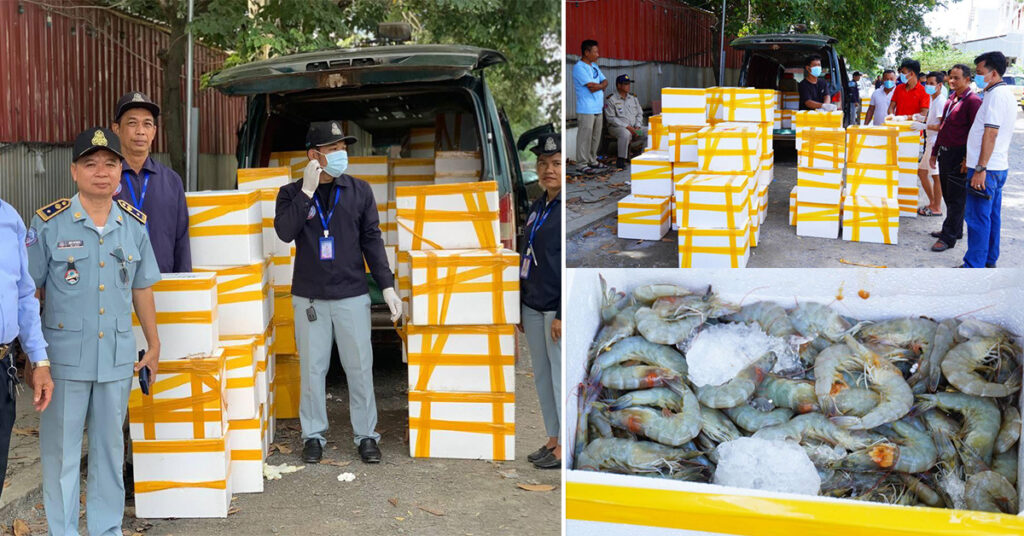 កម្លាំងនគរបាលខេត្តកណ្ដាល សហការជាមួយ ក.ប.ប ខេត្ត ចាប់បានបង្គាចាក់ចាហួយ និងផ្ទុកសារធាតុគីមីជាង ២តោន រួចយកទៅដុតកម្ទេចចោល