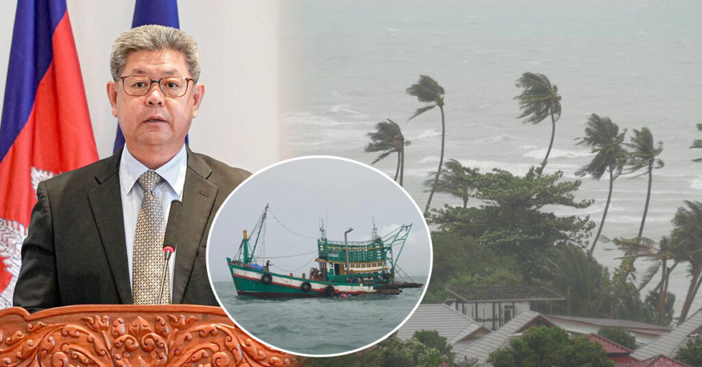 អភិបាលខេត្តព្រះសីហនុ ណែនាំឲ្យផ្អាកការធ្វើដំណើរតាមផ្លូវទឹកទាំងអស់ ដោយសារបញ្ហាអាកាសធាតុ