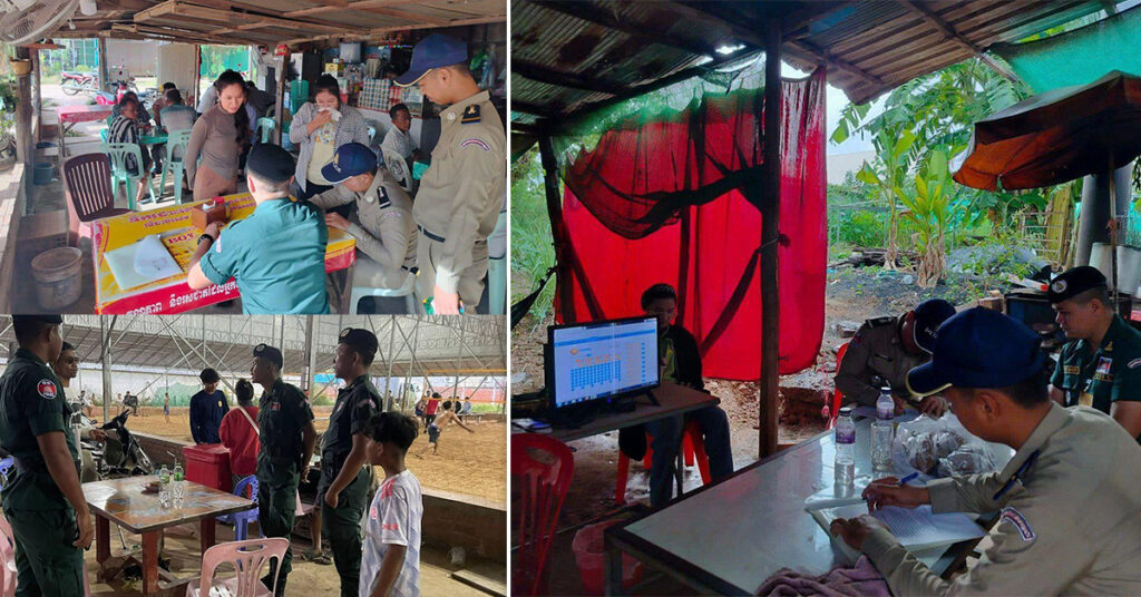 នគរបាលចុះបង្ក្រាបទីតាំងឆ្នោតឡូតូបង្កប់ល្បែងស៊ីសងខុសច្បាប់តាមមូលដ្ឋាននៅតាម ៦ក្រុងស្រុក ខេត្តបន្ទាយមានជ័យ