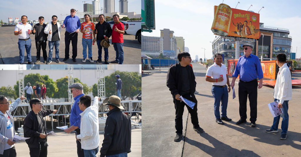 GANZBERG BREW MASTER ចេញមុខរៀបចំ ដំណើរការតម្លើងឆាកតន្ត្រីលំដាប់ពិភពលោកដែលនឹងគ្រោងធ្វើឡើងឆាប់ៗនេះ