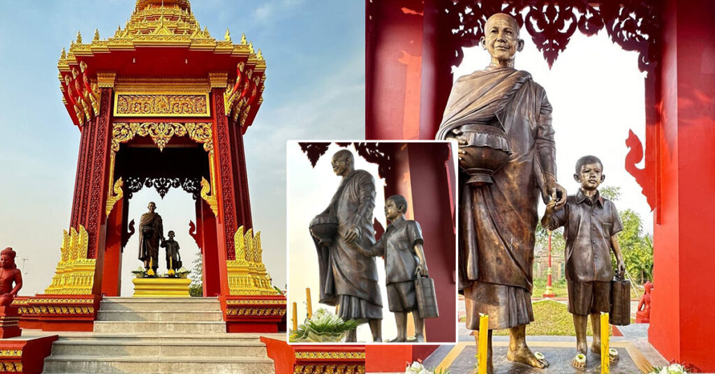 បុស្បុកតម្កល់រូបសំណាកព្រះគ្រូធម្មាចារ្យ គឹម ច្រែង និងសម្តេចតេជោ ហ៊ុន សែន កាលនៅកុមារ នឹងត្រូវសម្ពោធជាផ្លូវការនៅថ្ងៃទី៨ ខែមករា