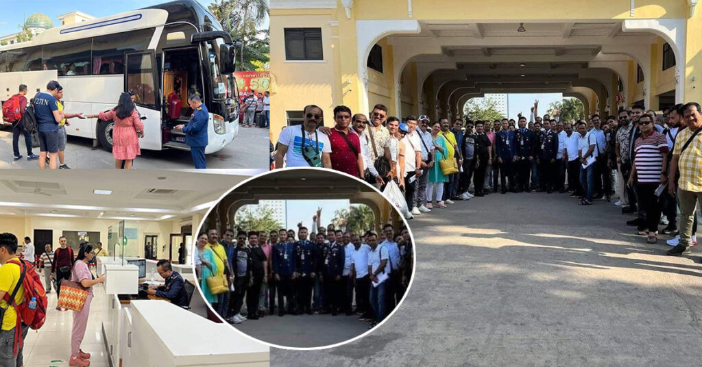 ភ្ញៀវទេសចរជនជាតិឥណ្ឌា១៣២នាក់ ចូលតាមច្រកទ្វារអន្តរជាតិប៉ោយប៉ែត មកកំសាន្តនៅប្រាសាទអង្គរវត្ត និងតំបន់ផ្សេងៗ