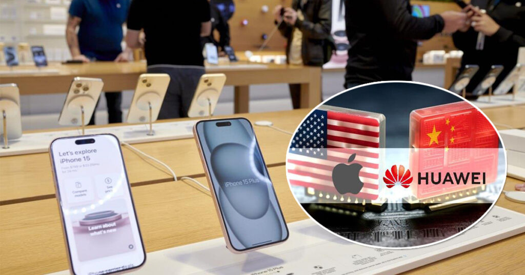 ត្រឹមតែសប្តាហ៍ដំបូងនៃឆ្នាំ២០២៤ ចំនួនលក់ iPhone 15 នៅក្នុងទីផ្សារប្រទេសចិនបានធ្លាក់ចុះខ្ទង់ ៣០ភាគរយ ខណៈ Huawei កំពុងមានសន្ទុះគាំទ្រខ្លាំង