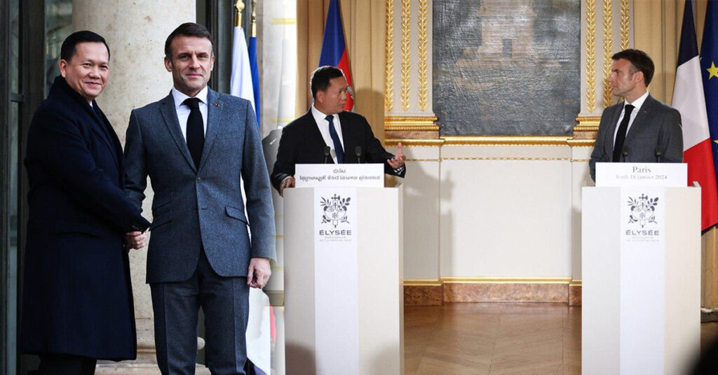 បារាំង សន្យាផ្តល់កញ្ចប់ថវិកា២០០លានអឺរ៉ូ ដល់កម្ពុជា សម្រាប់វិស័យបណ្តុះបណ្តាលវិជ្ជាជីវៈ ថាមពល និងប្រព្រឹត្តកម្មទឹកស្អាត