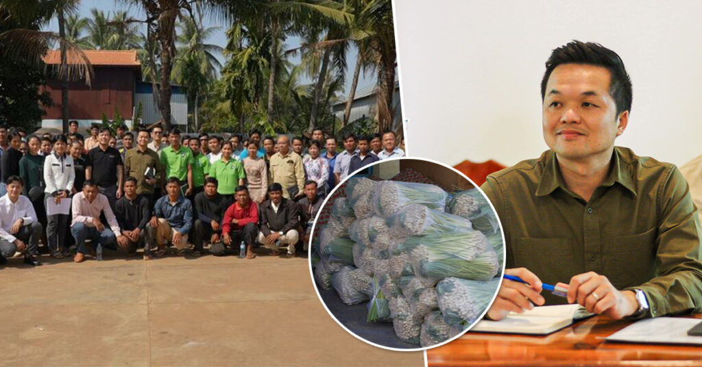 ឯកឧត្តម ឃឹម ហ្វីណង់ លើកទឹកចិត្តប្រជាសហគមន៍ក្នុងខេត្តចំនួន២ ធ្វើកសិកម្មបែបទំនើប ដើម្បីទទួលបានតម្លៃបន្ថែមខ្ពស់