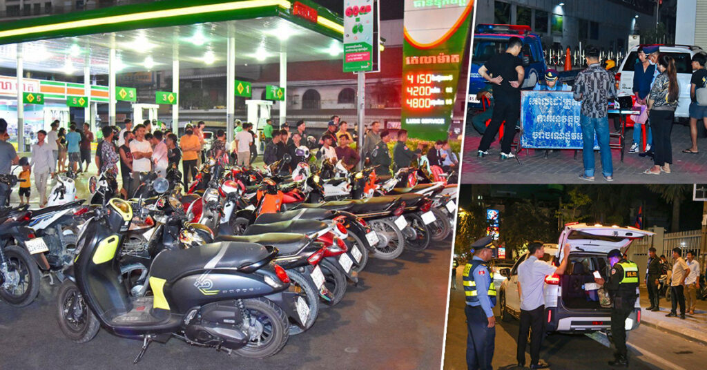 យុទ្ធនាការរឹតបន្ដឹងច្បាប់ និងពិនិត្យជាតិអាល់កុល! យប់មិញនៅរាជធានីភ្នំពេញ ឃាត់យានយន្ដល្មើសជាតិស្រវឹង ៦៤គ្រឿង និងល្មើសផ្សេងៗ ១០៤គ្រឿង