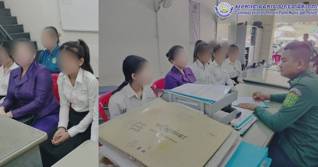 សិស្សមួយក្រុមនៅវិទ្យាល័យ ហ៊ុន សែន ប៊ុន​ រ៉ានី វត្តភ្នំ ដែលបានវាយគ្នាផ្អើលពេញហ្វេសប៊ុក ត្រូវនគរបាលហៅមកសួរនាំ