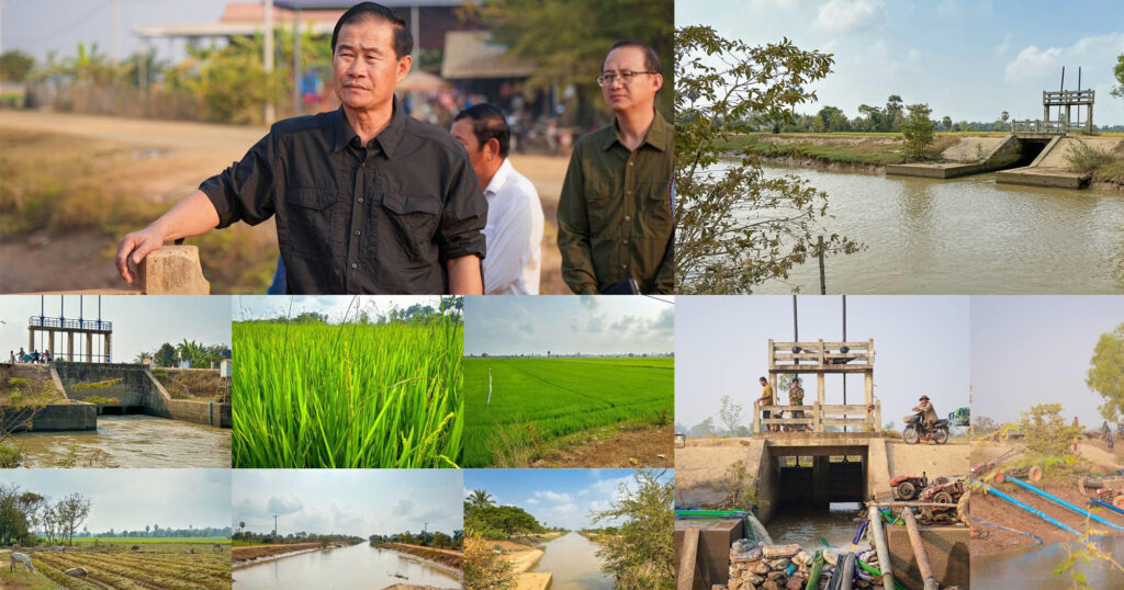 ប្រជាកសិករឃុំស្យា និងឃុំស្រែស្តុក ស្រុកកណ្តៀង សប្បាយចិត្ត ក្រោយអាជ្ញាធរជួយអន្តរាគមន៍បើកបញ្ជូនទឹក ដើម្បីសង្គ្រោះស្រូវប្រាំង