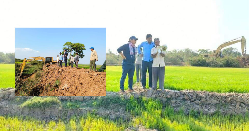ខេត្តកំពង់ឆ្នាំងកំពុងដោះស្រាយបញ្ហាខ្វះទឹកស្រោចស្រពស្រូវប្រាំងនៅស្រុកបរិបូរណ៍ ស្រុករលាប្អៀរ និងស្រុកកំពង់លែង