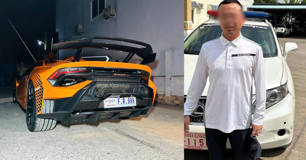 ជនជាតិចិន ដែលបើករថយន្ដ Lamborghini បុកអ្នកជិះម៉ូតូបាត់បង់ជីវិត ត្រូវបញ្ជូនទៅតុលាការដើម្បីចាត់ការតាមច្បាប់