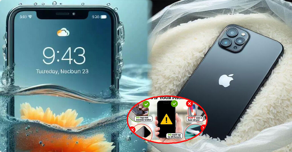 Apple ព្រមានថា មិនត្រូវយក iPhone ដែលសើមទៅដាក់ចូលក្នុងអង្ករដើម្បីសម្ងួតនោះទេ