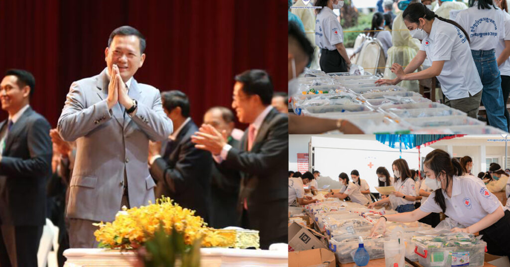 សម្តេចធិបតី ហ៊ុន ម៉ាណែត លើកទឹកចិត្តដល់គ្រូពេទ្យទាំងអស់ ឱ្យបន្តប្រឹងប្រែងធ្វើការងារទេវតា ជួយអាយុជីវិតមនុស្ស