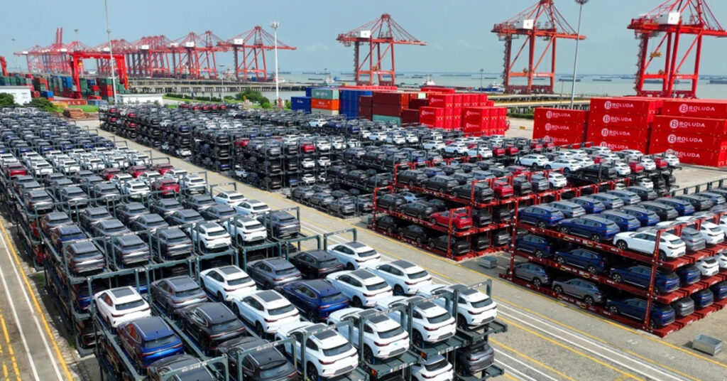 ប្រទេសចិនបានវ៉ាជប៉ុនក្លាយជាប្រទេសនាំចេញរថយន្តច្រើនជាងគេក្នុងពិភពលោកនៅឆ្នាំ២០២៣