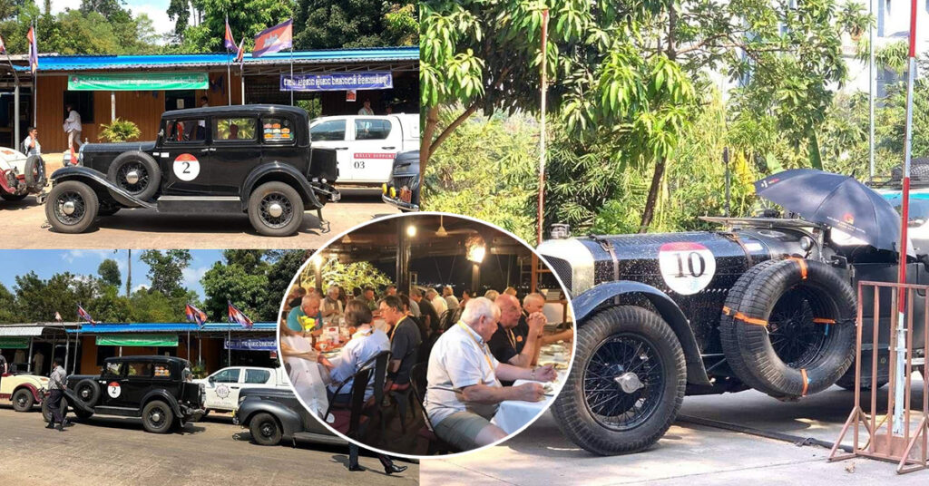 ក្បួនរថយន្ត ការ៉ាវ៉ាន បុរាណចំនួន ៣៥គ្រឿង ជាមួយភ្ញៀវទេសចរអឺរ៉ុប៦៥នាក់ បានមកដល់ខេត្តរតនគិរី