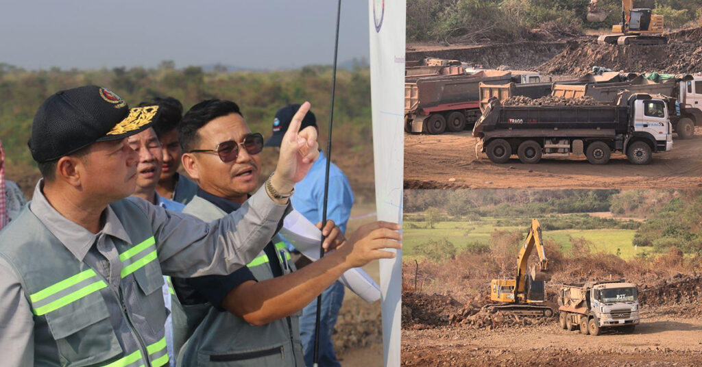 ទីលានចាក់សំរាមថ្មីក្នុងស្រុកកំពង់សៀម ខេត្តកំពង់ចាម ទំហំជាង៨ហិកតា កំពុងដំណើរការសាងសង់ ហើយគ្រោងបញ្ចប់នៅចុងខែឧសភា ឆ្នាំ២០២៥