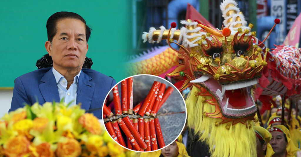 រដ្ឋបាលរាជធានីភ្នំពេញ ហាមដាច់ខាតមិនឱ្យដុតផាវ កាំជ្រួច ឬបង្កសម្លេងផ្ទុះគ្រប់ប្រភេទ ក្នុងឱកាសបុណ្យចូលឆ្នាំចិន