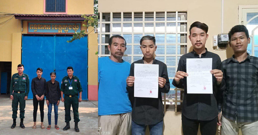 ក្រោយបទបញ្ជារ​បស់អភិបាលខេត្តត្បូងឃ្មុំ, ក្មេងទំនើងបង្ហោះម៉ូតូ២នាក់ ត្រូវចាប់កោរសក់ និងនាំទៅមើលការរស់នៅរបស់ទណ្ឌិតក្នុងពន្ធនាគារ