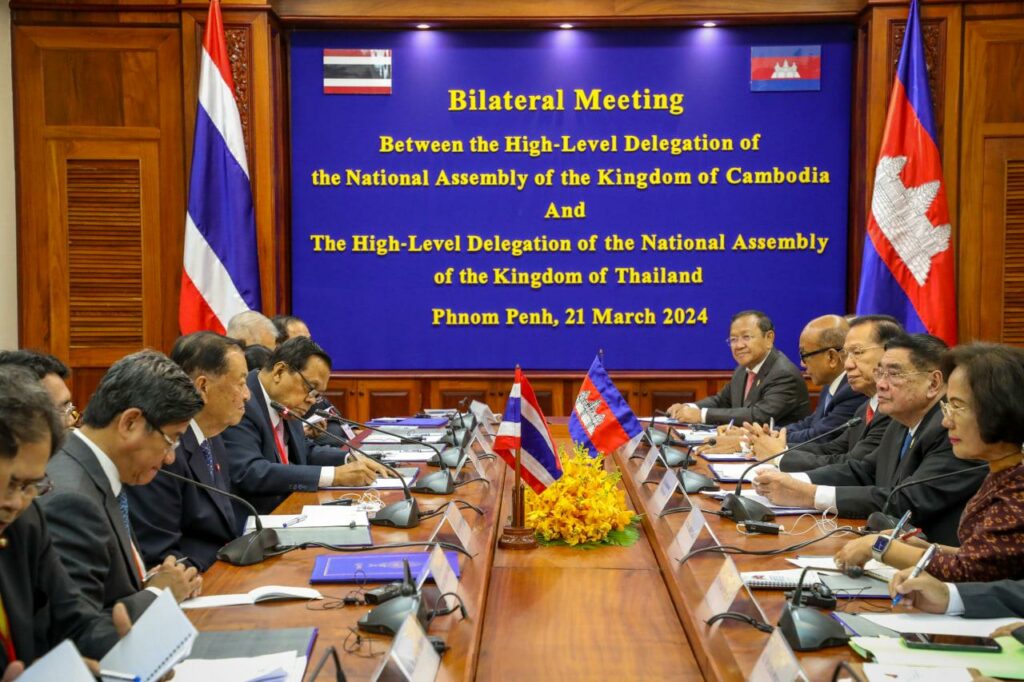 ប្រធានរដ្ឋសភាថៃ ស្នើឱ្យរដ្ឋសភាប្រទេសទាំងពីរ មានអនុស្សរណៈយោគយល់គ្នាមួយ ដើម្បីឱ្យកិច្ចសហប្រតិបត្តិការសភាប្រទេសទាំងពីកាន់តែល្អប្រសើរ និងគ្រប់ជ្រុងជ្រោយ