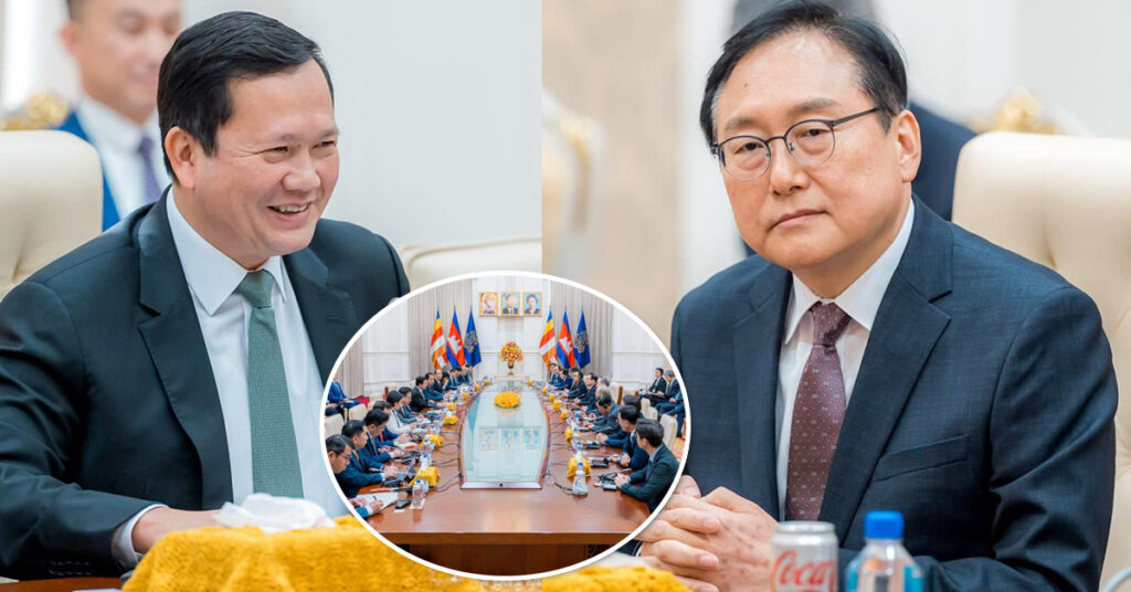 សម្តេចធិបតី ហ៊ុន ម៉ាណែត ប្រឹងប្រែងបញ្ចុះបញ្ចូលវិនិយោគិនកូរ៉េខាងត្បូង ឱ្យចាប់ឱកាសវិនិយោគនៅកម្ពុជា