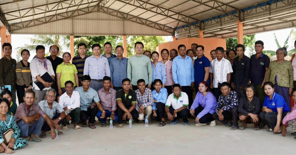 កសិករ​ដាំស្វាយចន្ទីចំនួន ៣៨គ្រួសារនៅខេត្តកំពង់ធំ ឯកភាពគ្នាស្ម័គ្រចិត្តចងក្រងជាសហគមន៍កសិកម្មទំនើប