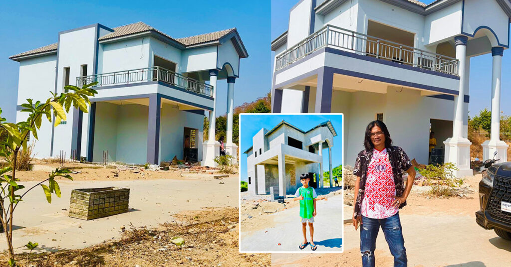 នាយពាក់មី ទិញផ្ទះទុកឱ្យកូនប្រុស បង់លុយដា.ច់ តែជាង៣ឆ្នាំហើយ នៅធ្វើមិនទាន់ហើយ