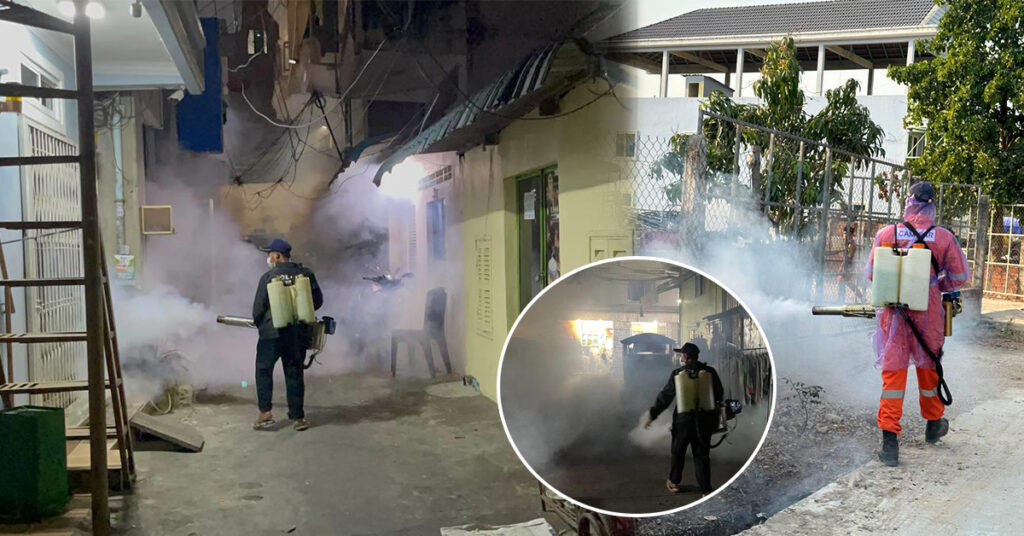 រយៈពេល៧ថ្ងៃ! យុទ្ធនាការបាញ់ថ្នាំមូសនៅរាជធានីភ្នំពេញ បាញ់រួចខណ្ឌចំនួន៤ ស្មើនឹង៤៧សង្កាត់